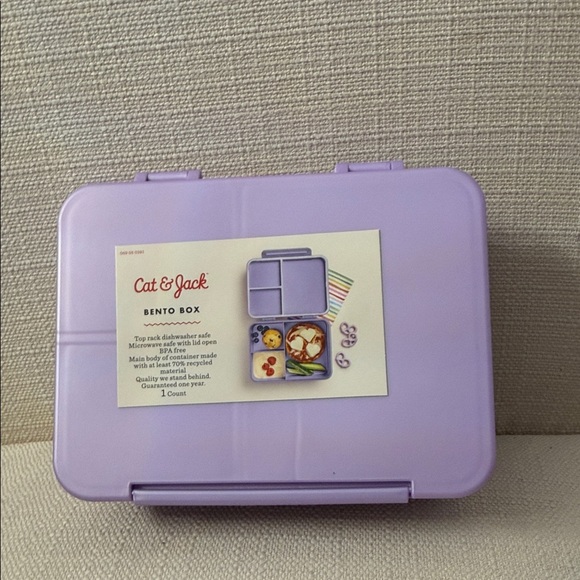 Cat & Jack Other - Cat & Jack Purple Lunch Bento Box